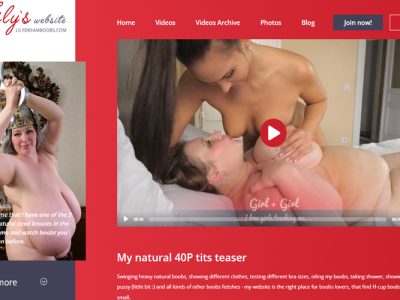 Great pay xxx website for the lovers of huge melons porn scenes